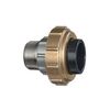 Union PE80/brass metric - cylindrical external thread BSPT 733.580.706 PN10 20mm x 1/2"